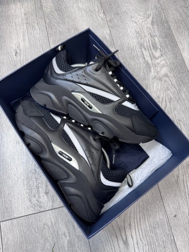 Dior b22 sneakers - black, uk